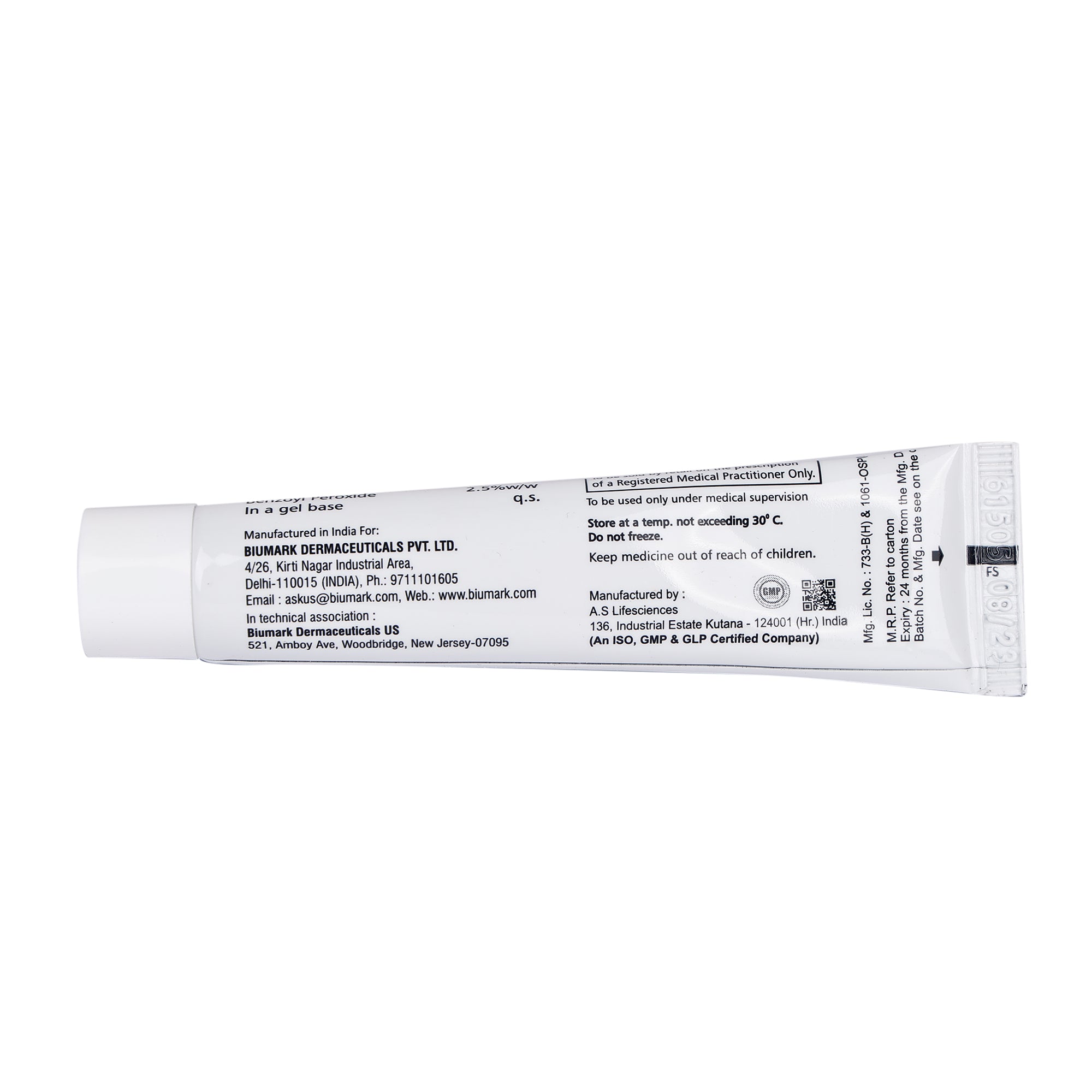 AcRest Target Acne Gel 15g – Adapalene 0.1% + Benzoyl Peroxide 2.5% | Dual-Action Acne Treatment for Clearer Skin