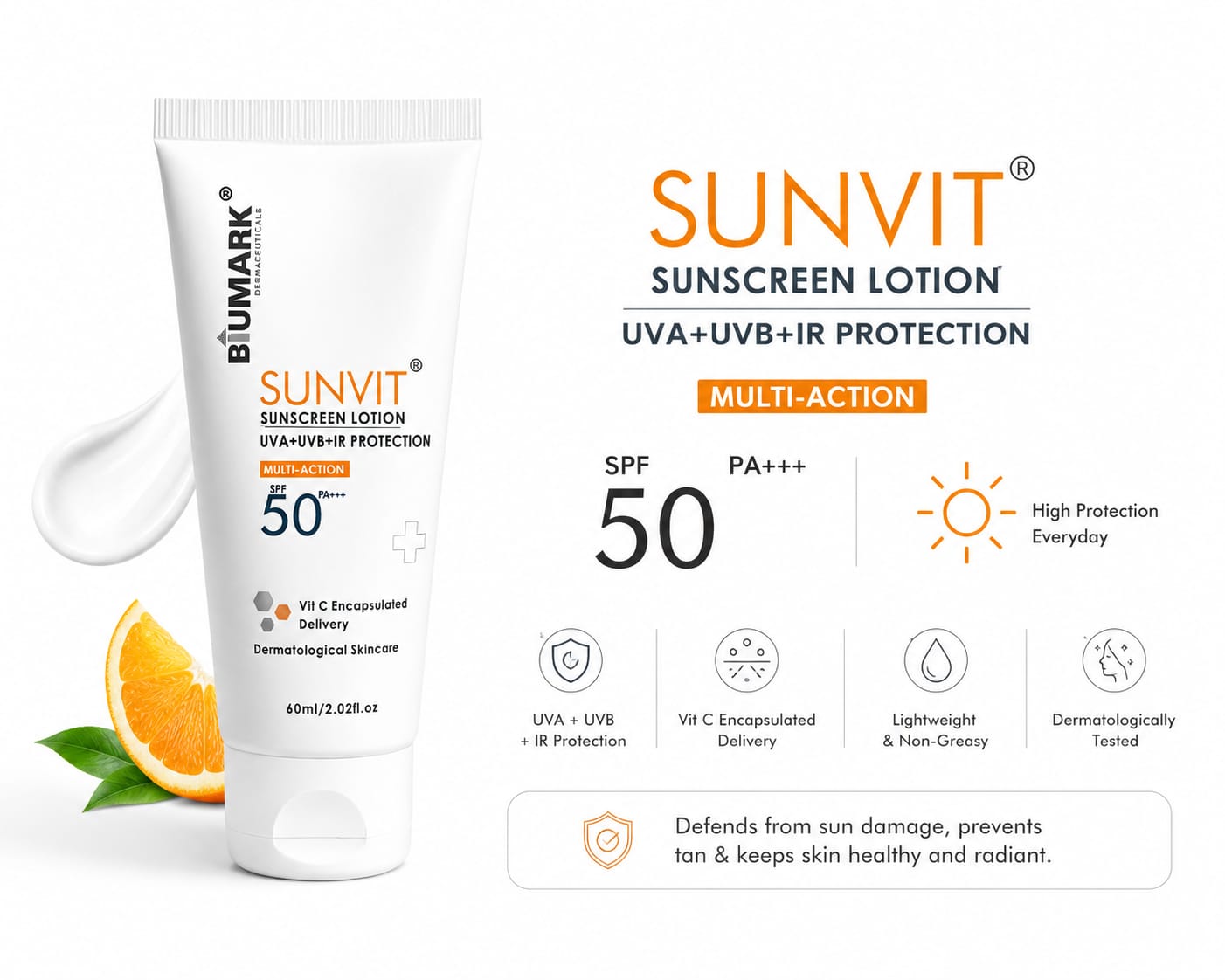 Sunvit SPF 50+++ 60ml