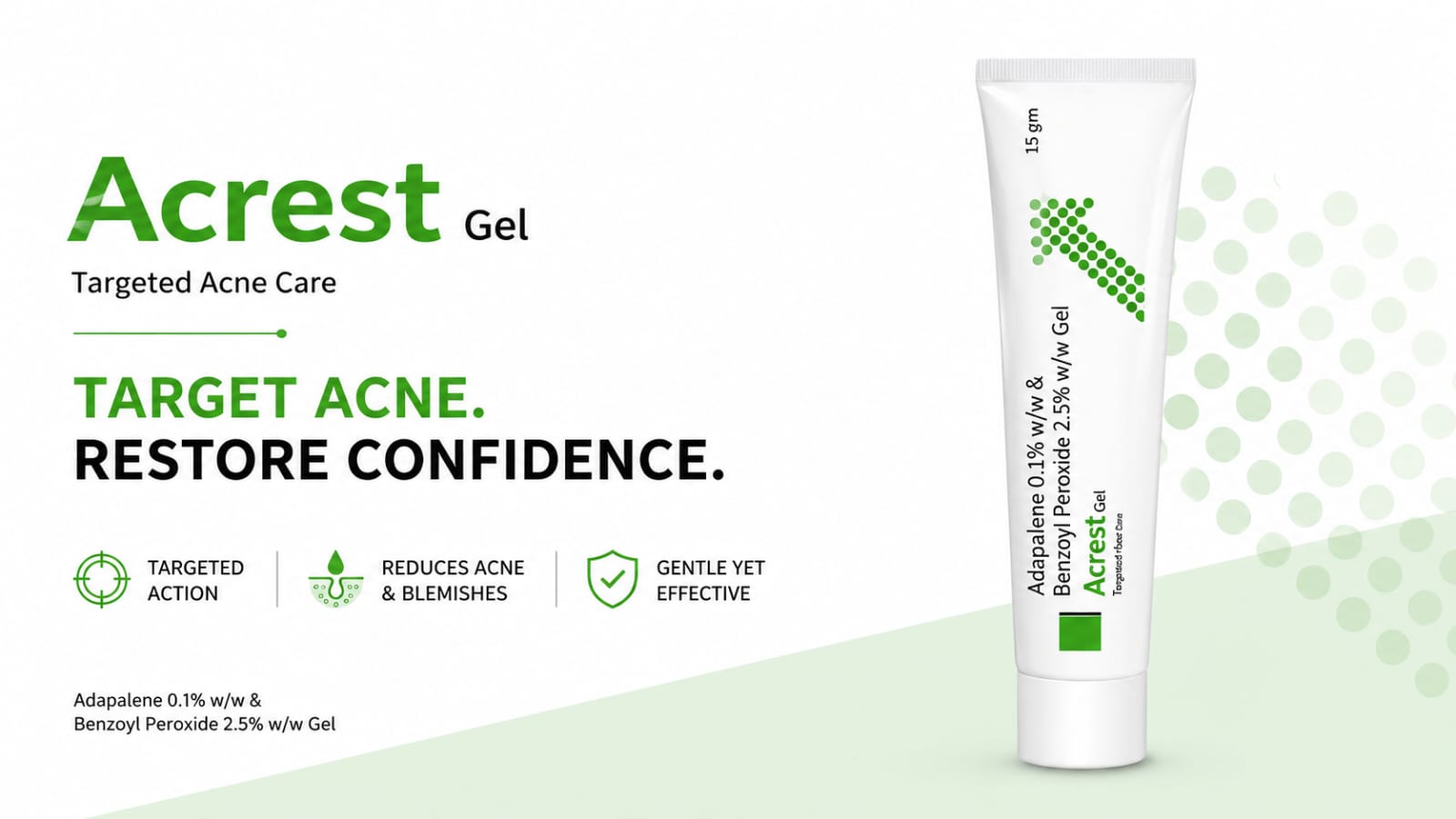 Acrest Target Acne Gel 15ML