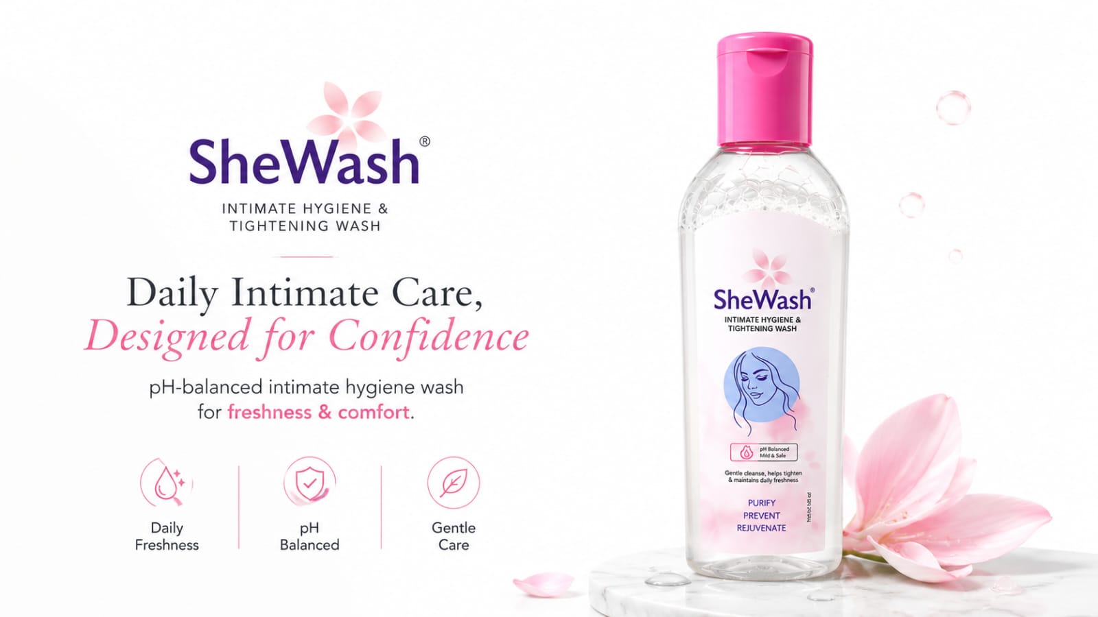 SheWash 100ml - Intimate Care for Women