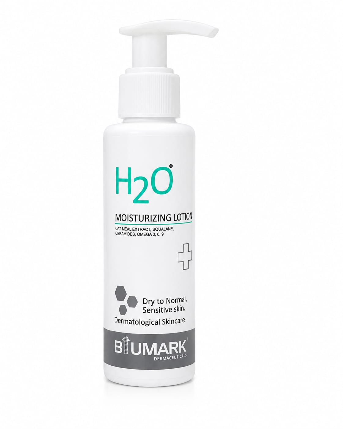 H2O Multi-Action Moisturizing Lotion Oatmeal Extract, Squalane, Ceramides & Omega 3-6-9 for Dry to Normal Sensitive Skin – 100ml