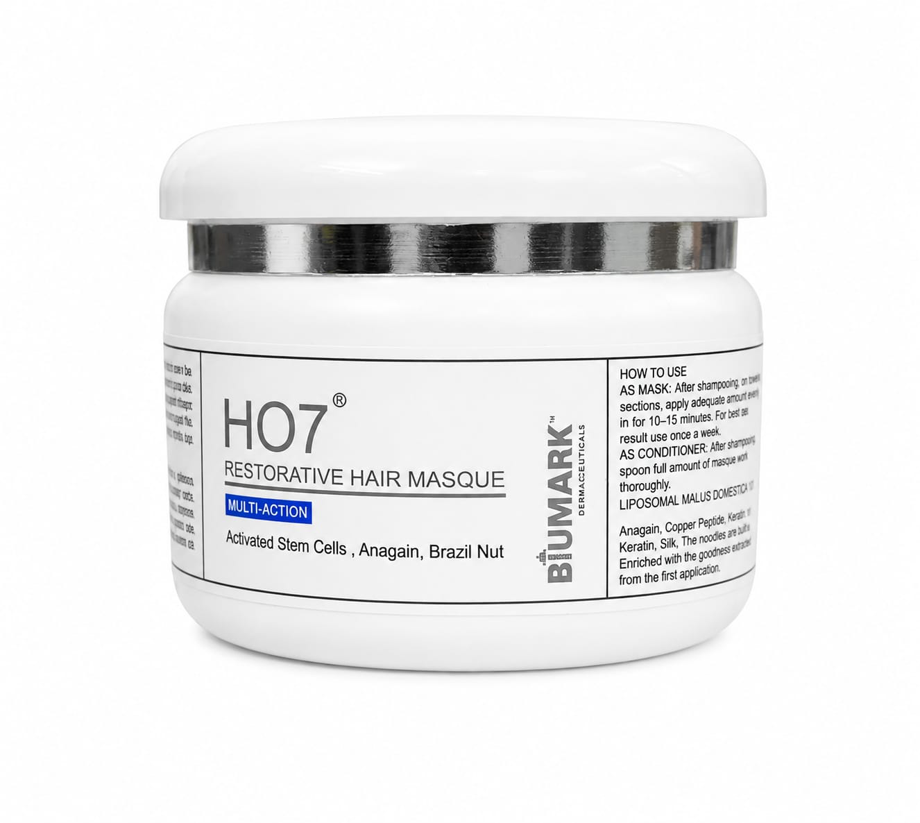 HO7 Restorative Hair Masque Multi-Action Deep Conditioning Treatment 100ml